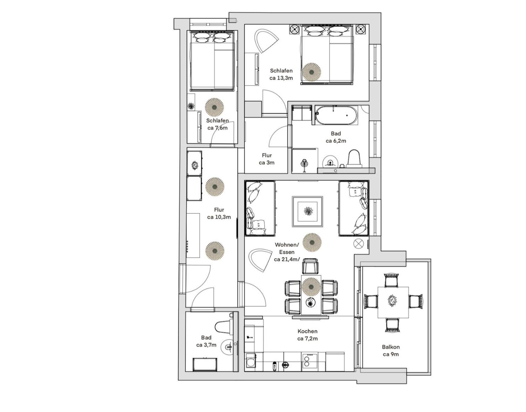 Pineapple Apartments Dresden Zwinger V - 78 Qm - 1X Free Parking Exterior foto